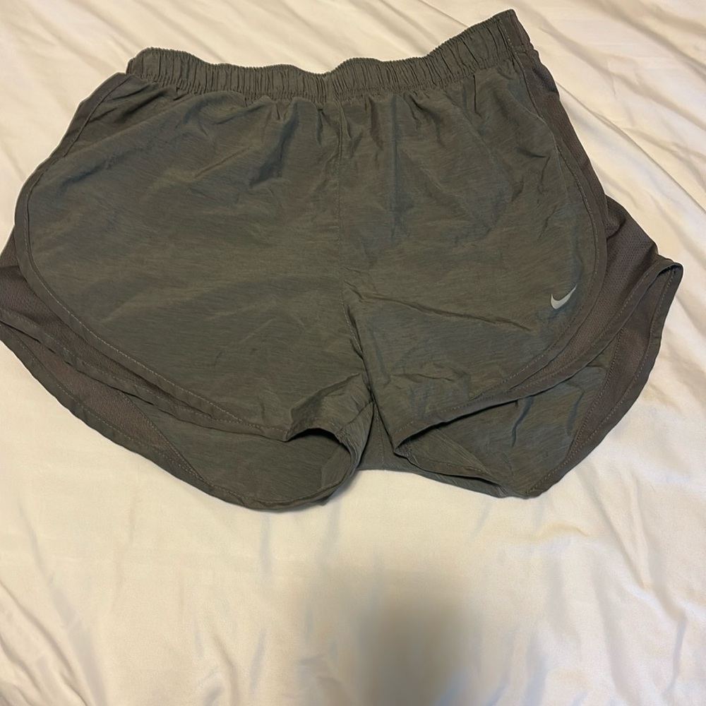 Nike Dri-fit grey athletic shorts. Size M (4-6)